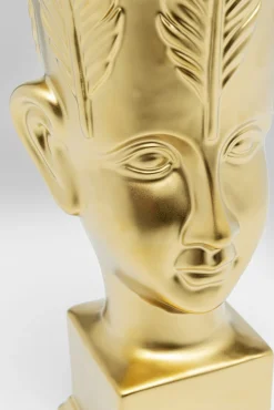 Best KARE Design Wazon dekoracyjny Rosto Ø15x31 cm złoty - KARE