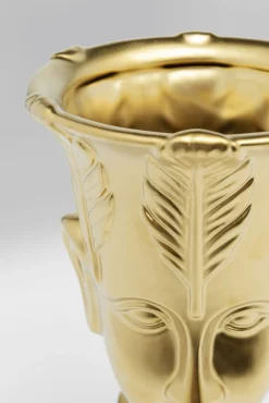 Best KARE Design Wazon dekoracyjny Rosto Ø15x31 cm złoty - KARE