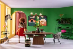 Best KARE Design Wazon dekoracyjny w kształcie ust różowy 58x28 cm - KARE