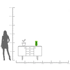 Outlet KARE Design Wazon dekoracyjny zielony ananas Ø15x30 cm - KARE