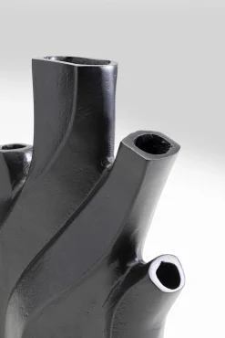 Sale KARE Design Wazon do salonu czarny z aluminium 19x25 cm - KARE