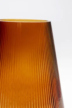 Hot KARE Design Wazon do salonu szklany w kolorze brązowym Ø15x25 cm - KARE
