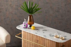 Hot KARE Design Wazon do salonu szklany w kolorze brązowym Ø15x25 cm - KARE