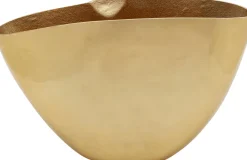 Discount KARE Design Wazon Half Face 46x29 cm aluminium złoty - KARE