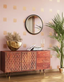 Discount KARE Design Wazon Half Face 46x29 cm aluminium złoty - KARE