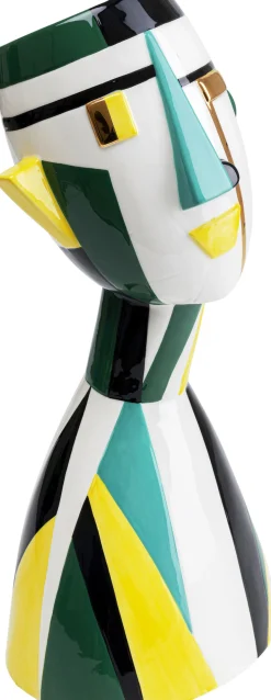 Hot KARE Design Wazon Happy Face 21x43 cm kolorowy - KARE