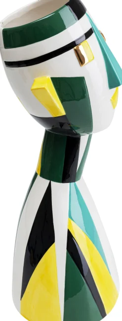 Hot KARE Design Wazon Happy Face 21x43 cm kolorowy - KARE