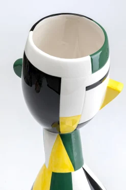 Hot KARE Design Wazon Happy Face 21x43 cm kolorowy - KARE