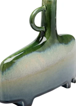 Clearance KARE Design Wazon kamionkowy z uchwytem 3-kolorowy 27x24 cm - KARE