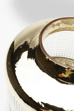 Clearance KARE Design Wazon LA Noble ∅20x19 cm transparentno-złoty - KARE