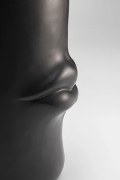 Outlet KARE Design Wazon Labbra czarny 22cm - KARE