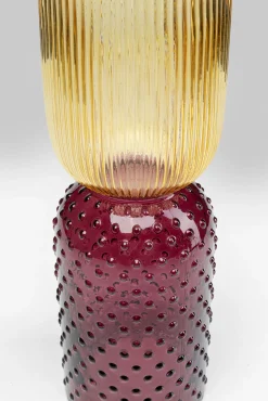 Hot KARE Design Wazon Marvelous Duo Ø13x38 cm fioletowo-żółty - KARE