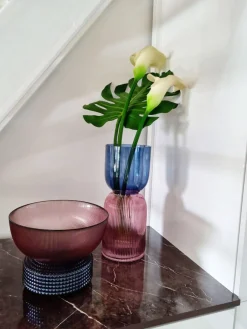 Online KARE Design Wazon Marvelous Duo ∅28x21 cm niebieski - KARE