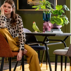 Hot KARE Design Wazon Marvelous Duo Ø17x40 cm fioletowo-niebieski - KARE