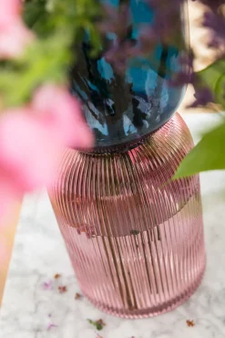 Hot KARE Design Wazon Marvelous Duo Ø17x40 cm fioletowo-niebieski - KARE