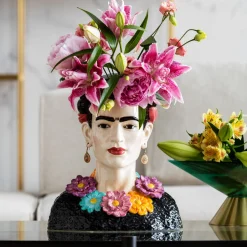 Discount KARE Design Wazon Muse Flowers 29x34 cm kolorowy - KARE