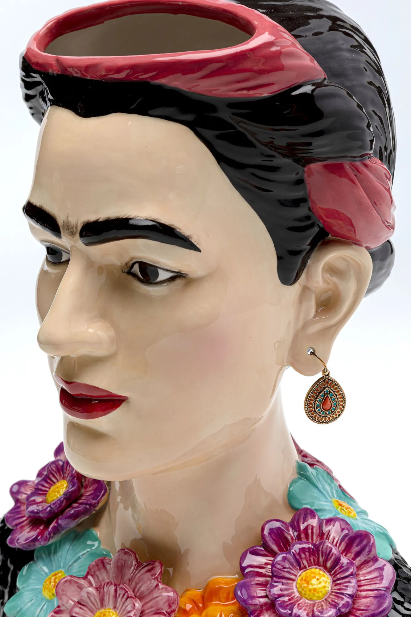 Discount KARE Design Wazon Muse Flowers 29x34 cm kolorowy - KARE