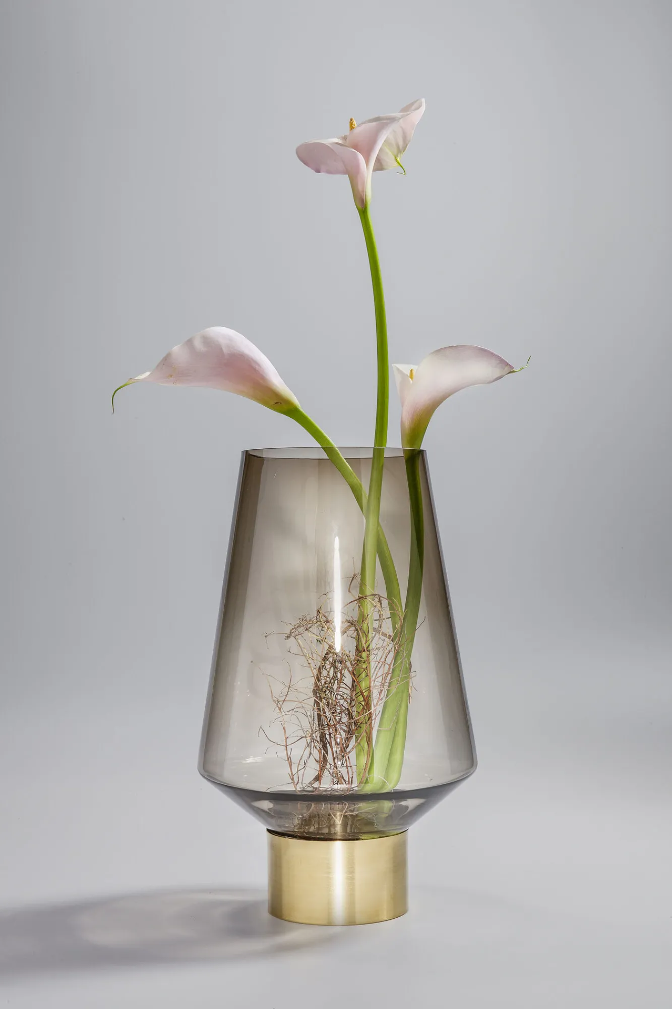 New KARE Design Wazon Noble Ring Ø24x40 cm brązowy - KARE