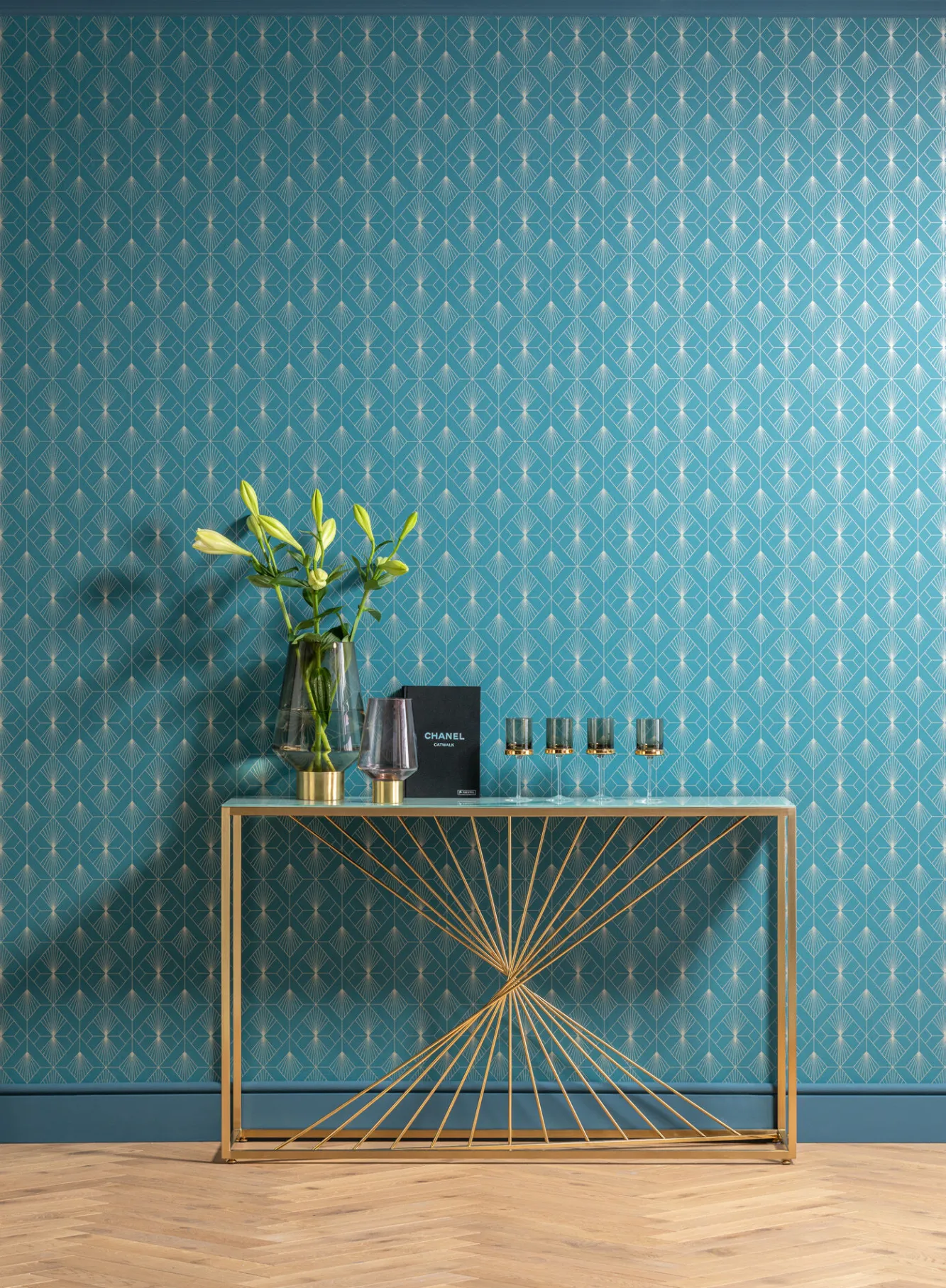 New KARE Design Wazon Noble Ring Ø24x40 cm brązowy - KARE