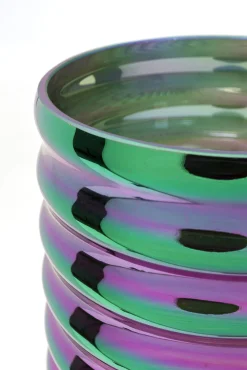 Fashion KARE Design Wazon nowoczesny szklany zielony Ø15x33 cm - KARE