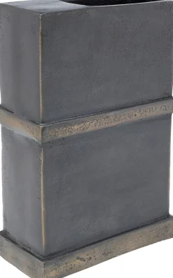 Outlet KARE Design Wazon Paro 17x26 cm aluminium ciemnobrązowy - KARE