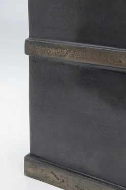 Outlet KARE Design Wazon Paro 17x26 cm aluminium ciemnobrązowy - KARE