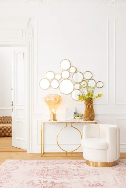 New KARE Design Wazon Pineapple 25x50 cm złoty - KARE