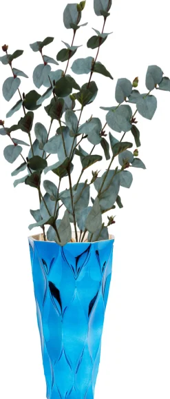 New KARE Design Wazon Rhomb 15x30 cm niebieski - KARE