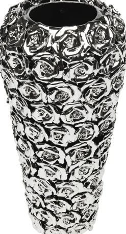 Best KARE Design Wazon Rose Multi 18x37 cm srebrny - KARE