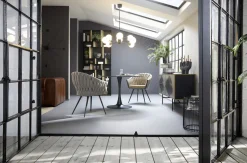 Clearance KARE Design Wazon Roulette Belly ∅24x42 cm biało-czarny - KARE