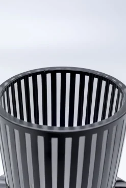 Clearance KARE Design Wazon Roulette Belly ∅24x42 cm biało-czarny - KARE