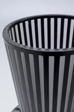 Fashion KARE Design Wazon Roulette ∅18x41 cm biało-czarny - KARE