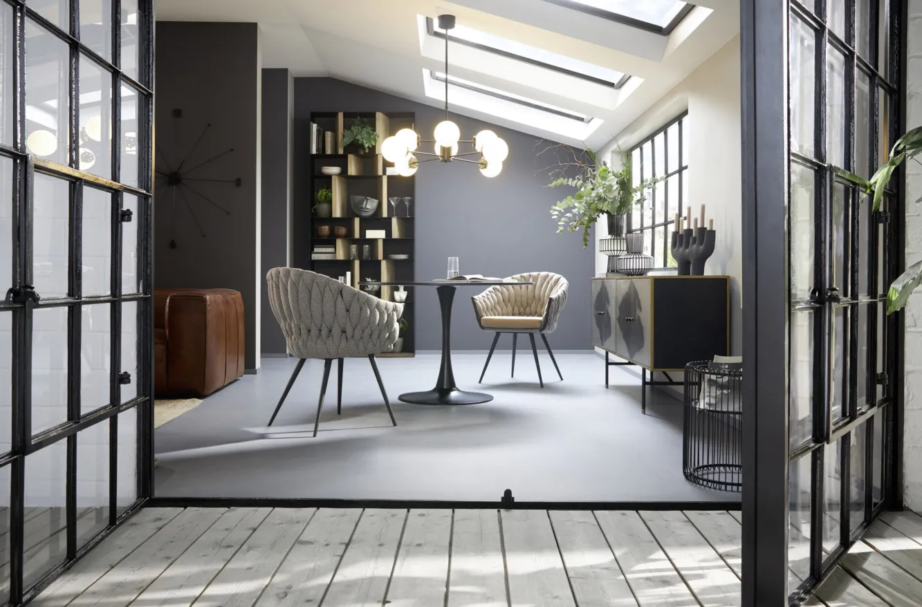 New KARE Design Wazon Roulette ∅25x31 cm biało-czarny - KARE