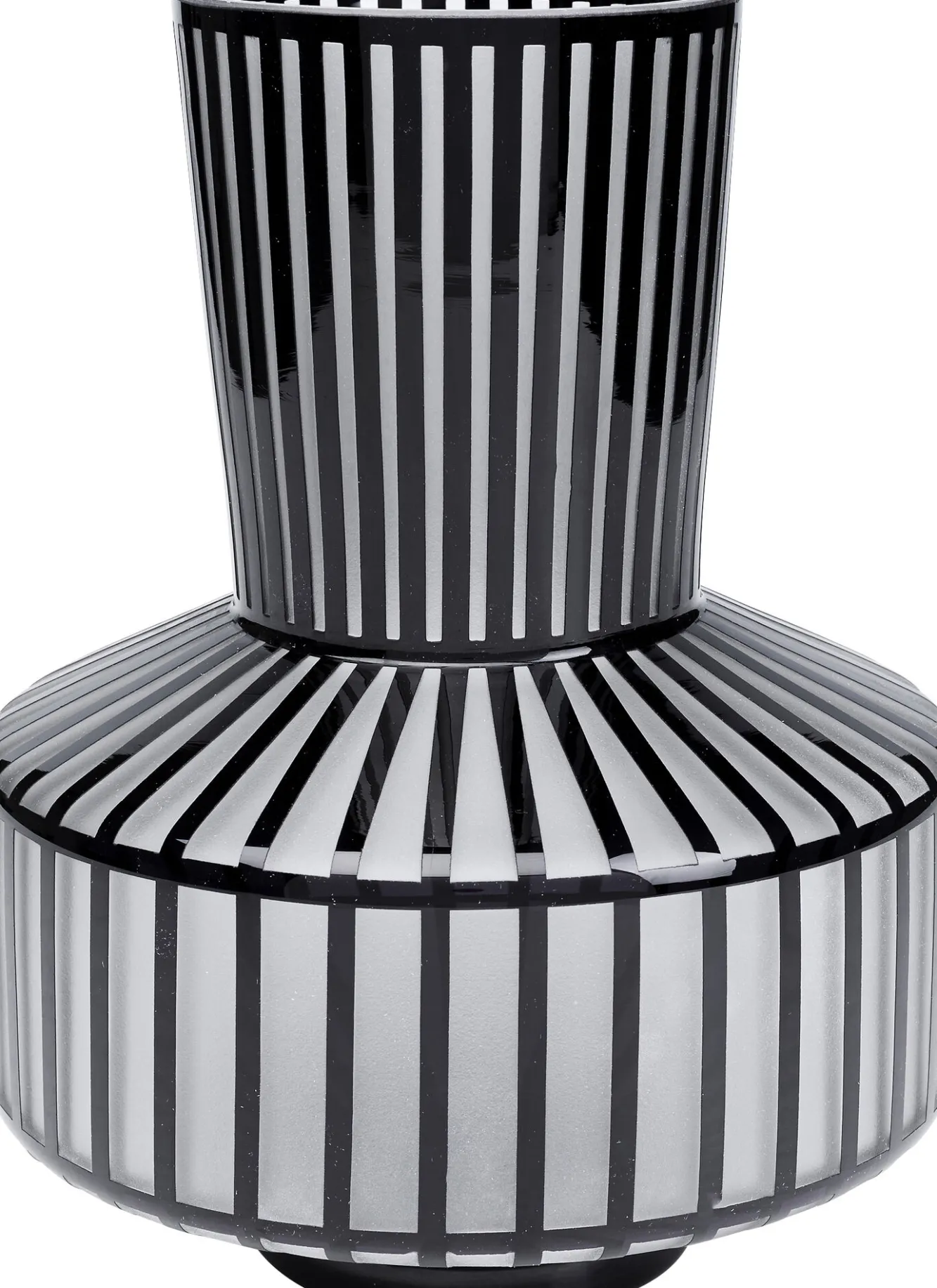 New KARE Design Wazon Roulette ∅25x31 cm biało-czarny - KARE