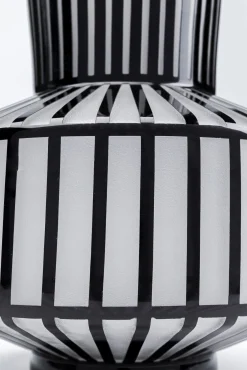 New KARE Design Wazon Roulette ∅25x31 cm biało-czarny - KARE