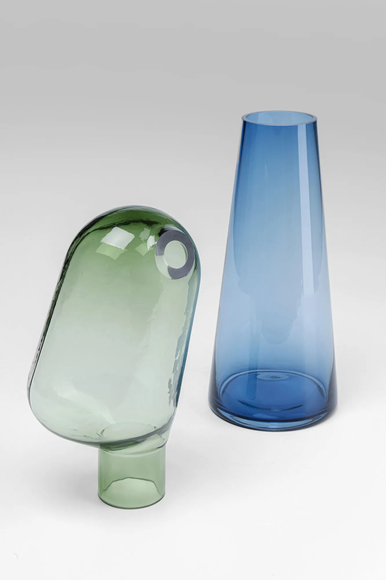 Fashion KARE Design Wazon Skittle 14x49 cm niebiesko-zielony - KARE