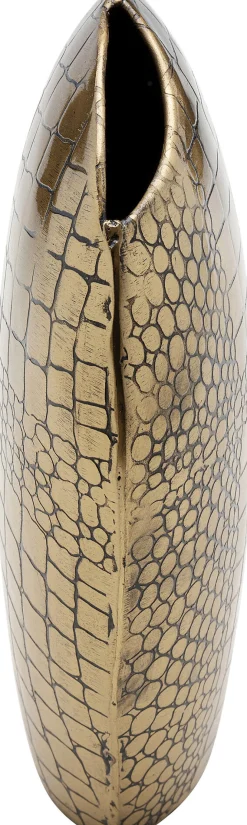 Outlet KARE Design Wazon stalowy złoty do salonu 15x21 cm - KARE