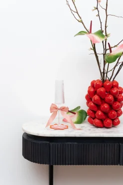 Online KARE Design Wazon Strawberries czerwony 24cm - KARE