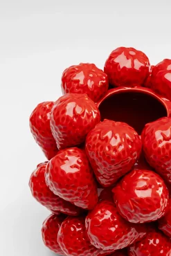 Online KARE Design Wazon Strawberries czerwony 24cm - KARE