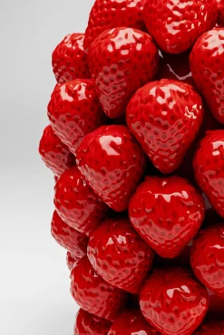 Clearance KARE Design Wazon Strawberries czerwony 30cm - KARE