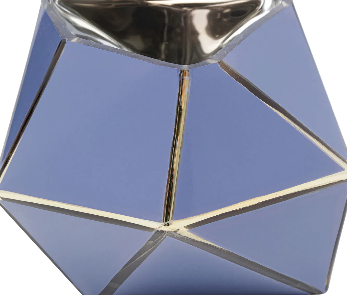 Discount KARE Design Wazon szklany Art Pastel 19x14 cm niebieski - KARE