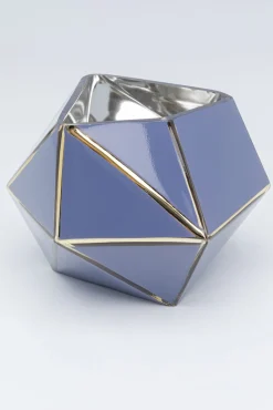 Discount KARE Design Wazon szklany Art Pastel 19x14 cm niebieski - KARE