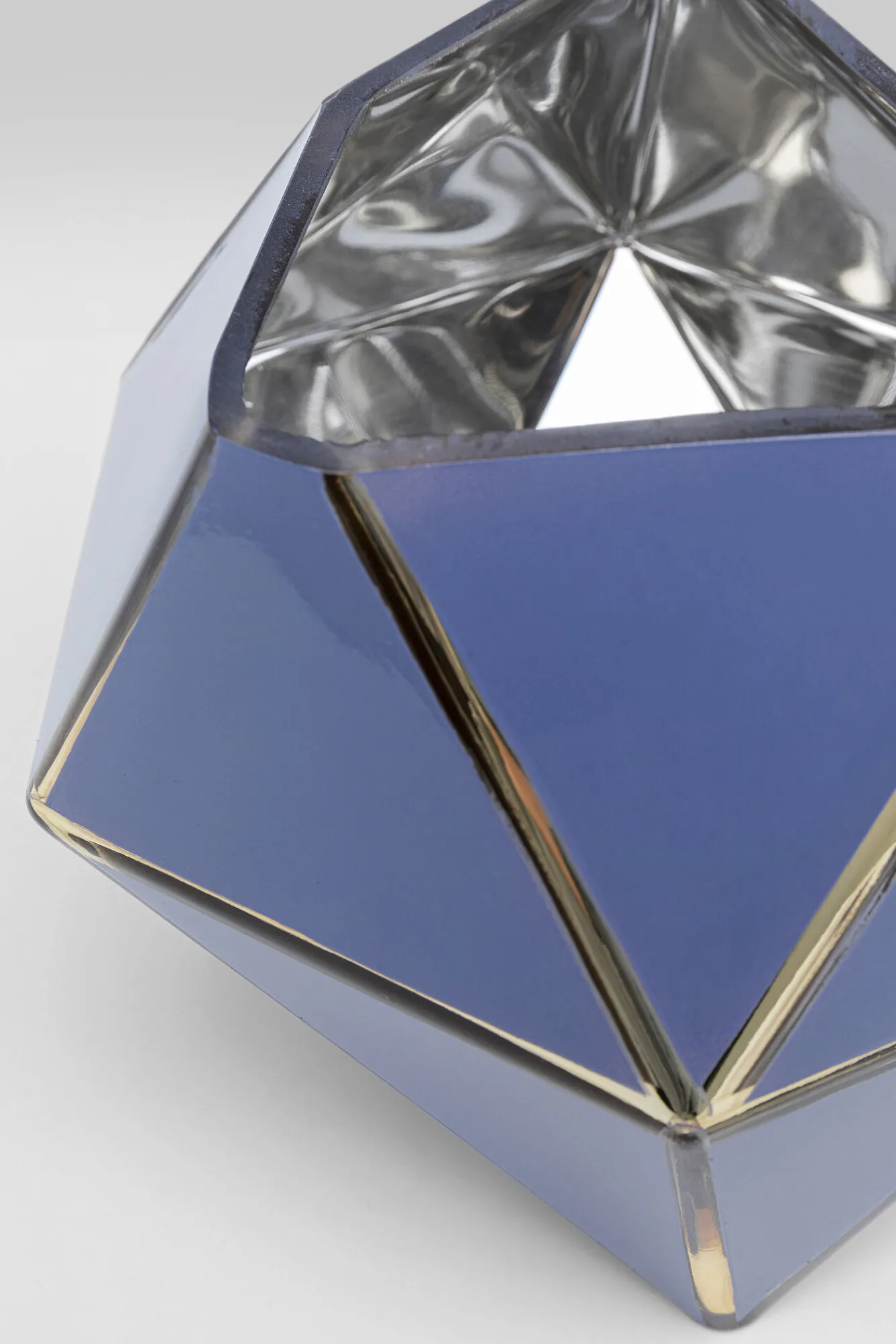 Discount KARE Design Wazon szklany Art Pastel 19x14 cm niebieski - KARE