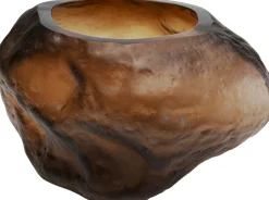 Best KARE Design Wazon szklany brązowy do salonu 26x15 cm - KARE