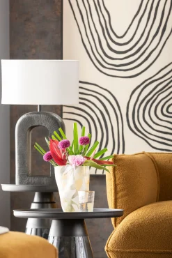 Outlet KARE Design Wazon szklany do salonu brązowe wzory 19x29 cm - KARE