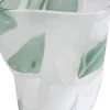 Sale KARE Design Wazon szklany do salonu zielone wzory 19x29 cm - KARE