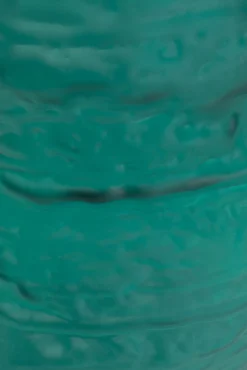 Fashion KARE Design Wazon szklany turkusowy do salonu 34x47 cm - KARE