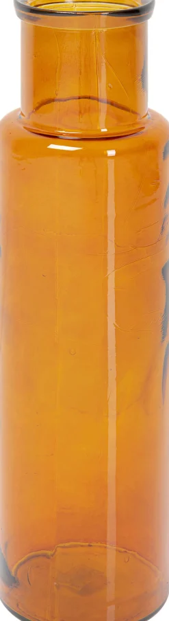 Discount KARE Design Wazon szklany w kolorze bursztynowym Ø18x75 cm - KARE