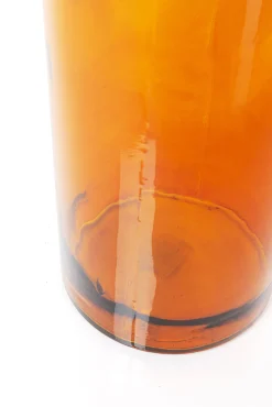 Discount KARE Design Wazon szklany w kolorze bursztynowym Ø18x75 cm - KARE