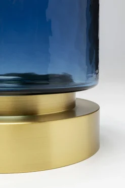 Fashion KARE Design Wazon szklany w kolorze niebieskim Ø18x18 cm - KARE